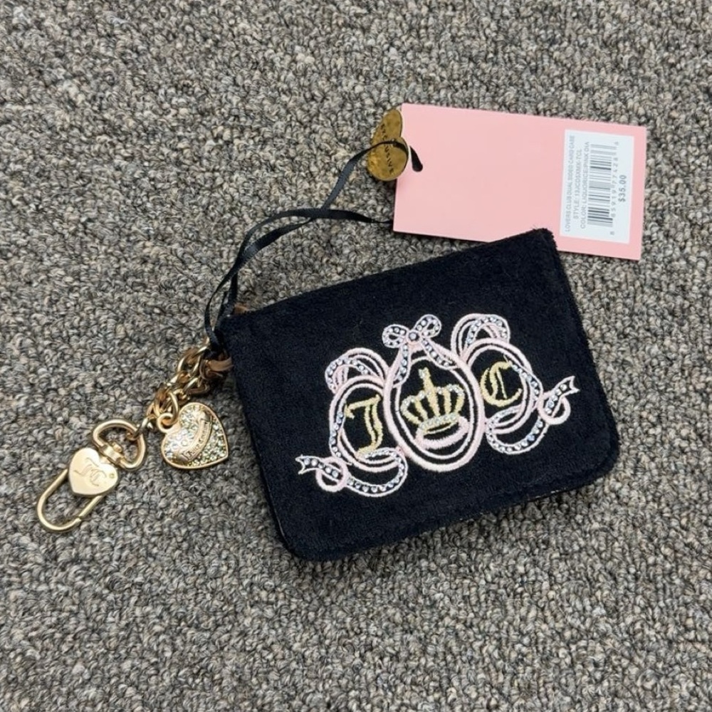 Juicy Couture Lovers Club Dual Sided Card Case